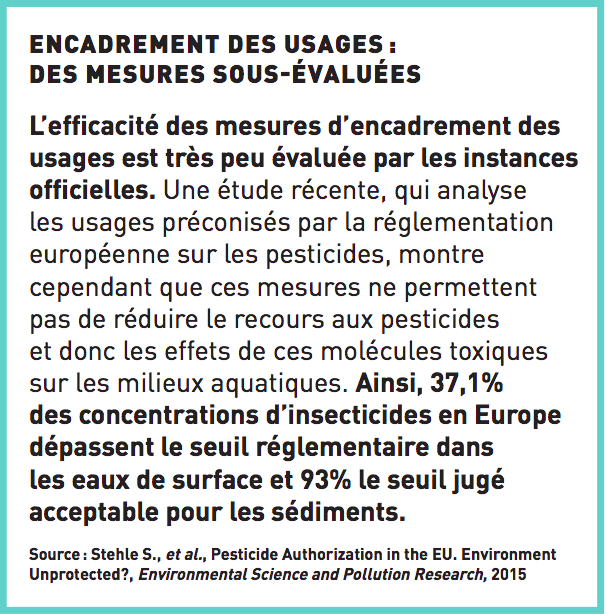 encadrement usage pesticides