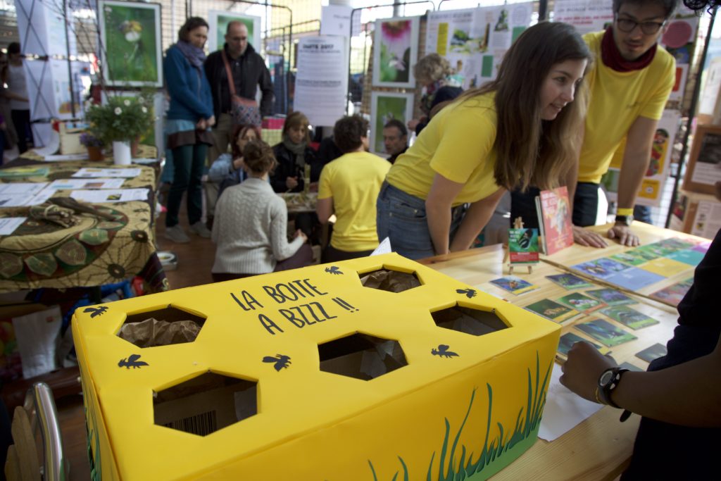 STAND POLLINISATEURS SAUVAGES DE POLLINIS À LA VILLETTE