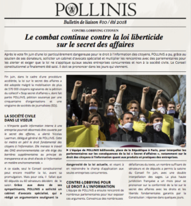 Bulletin #10 été 2018