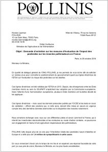 lettre ouverte Ministère AGRI - position FR EFSA GD