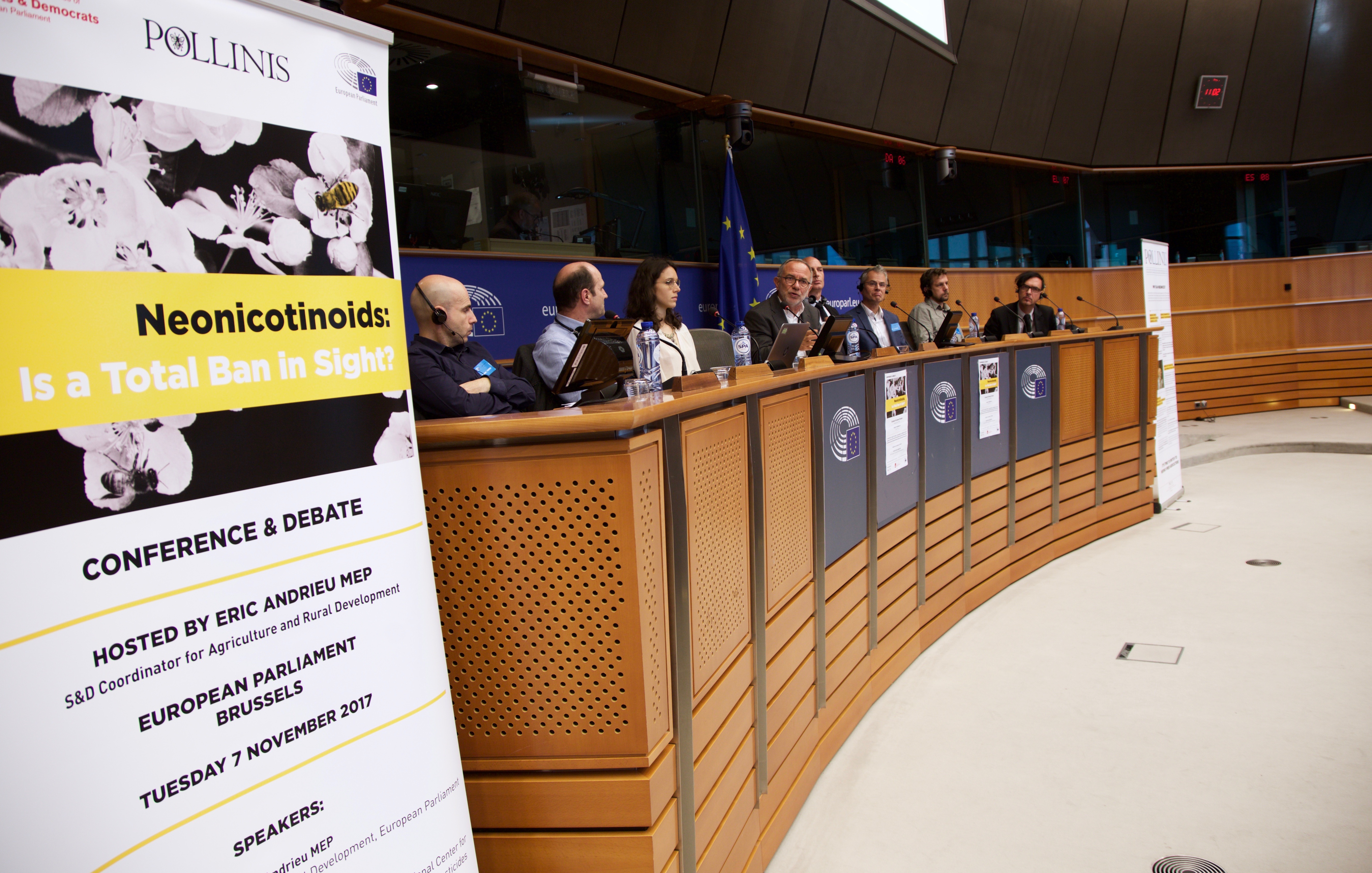 Conference-2-bruxelles-neonicotinoides-novembre-2017-POLLINIS-Andrieu-Hallmann-deKroon