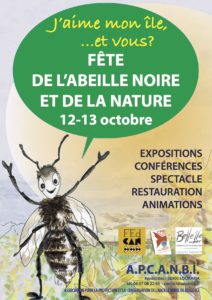 affiche fete abeille noire 2019