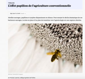 libération pollinis tribune transition agricole