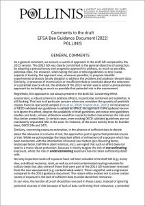 contribution POLLINIS Bee guidance Document