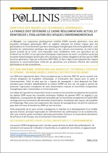 NOTE DE POSITIONNEMENT_Nouveaux_OGM_Juillet2023_FRANCE_POLLINIS