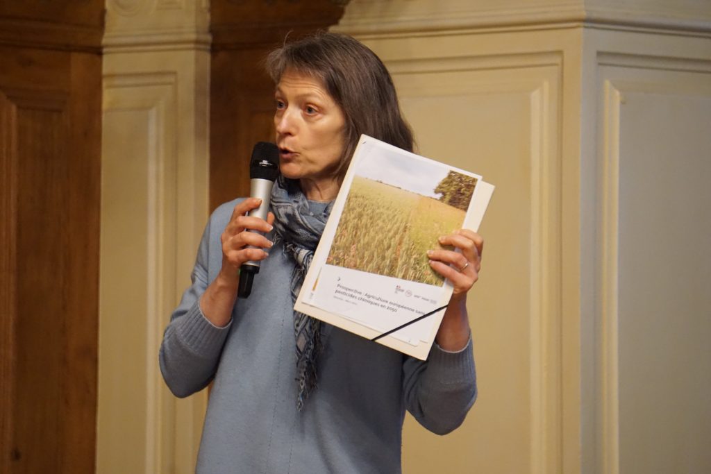 Photo de prise de parole lors de l'Appel du Vivant à l'Académie du Climat