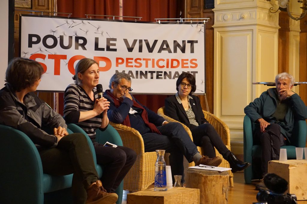 Photo de prise de parole lors de l'Appel du Vivant à l'Académie du Climat