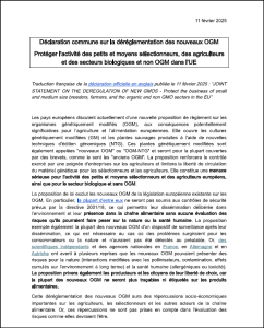 Declaration_commune_dérèglementation_OGM