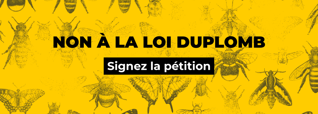 Bannière pétition Loi Duplomb Assemblée nationale.