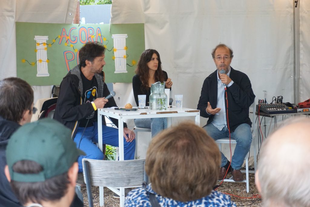 Philippe Grandcolas, écologue et directeur au CNRS et Lauren Boudard, co-fondatrice du magazine Climax,