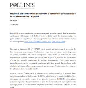 Consultation Ledprona POLLINIS