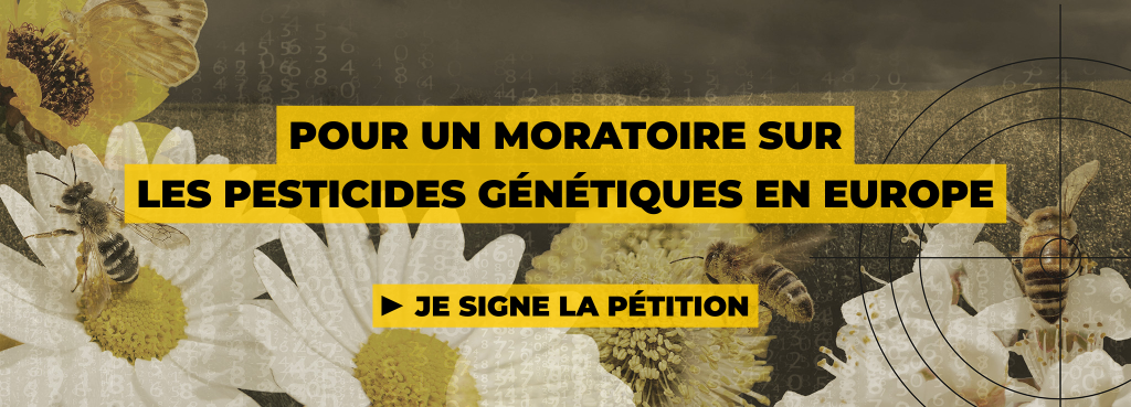 Bannière page d'accueil POLLINIS campagne pesticides ARNi