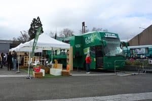 Le bio bus de l'Agence bio au Salon de l'Agriculture