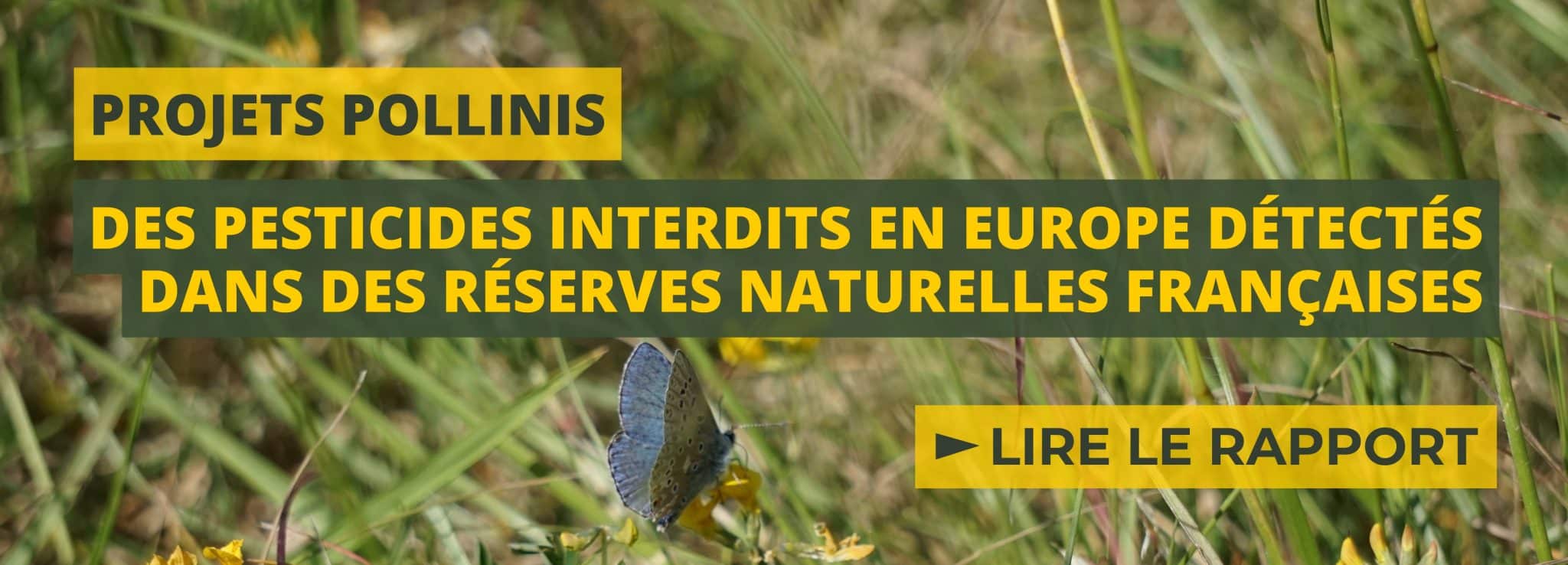 Bannière projet contamination pesticides réserves naturelles